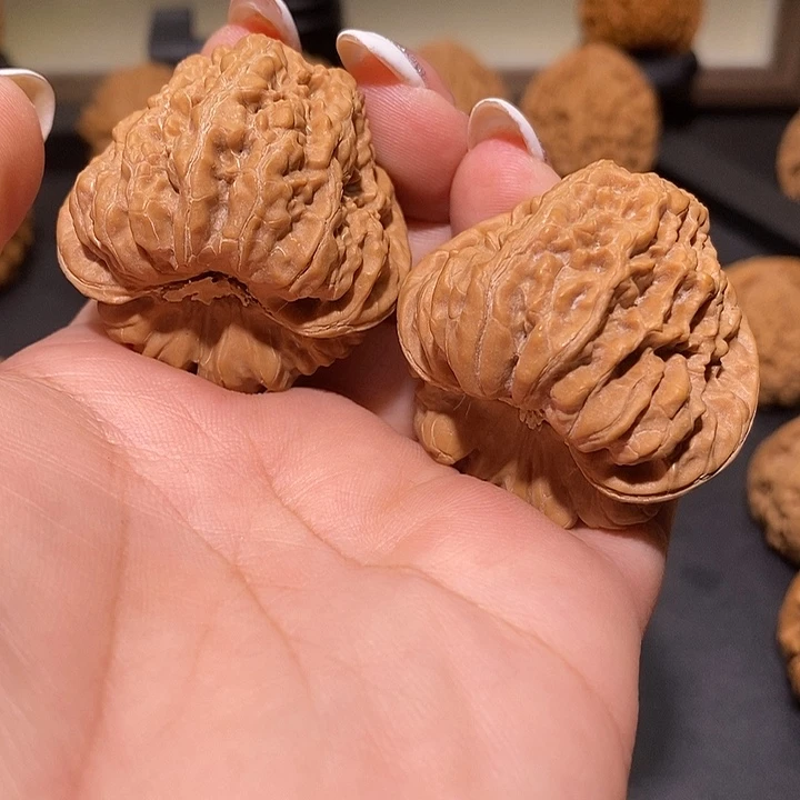 把件文玩核桃40金蟾聚宝盆