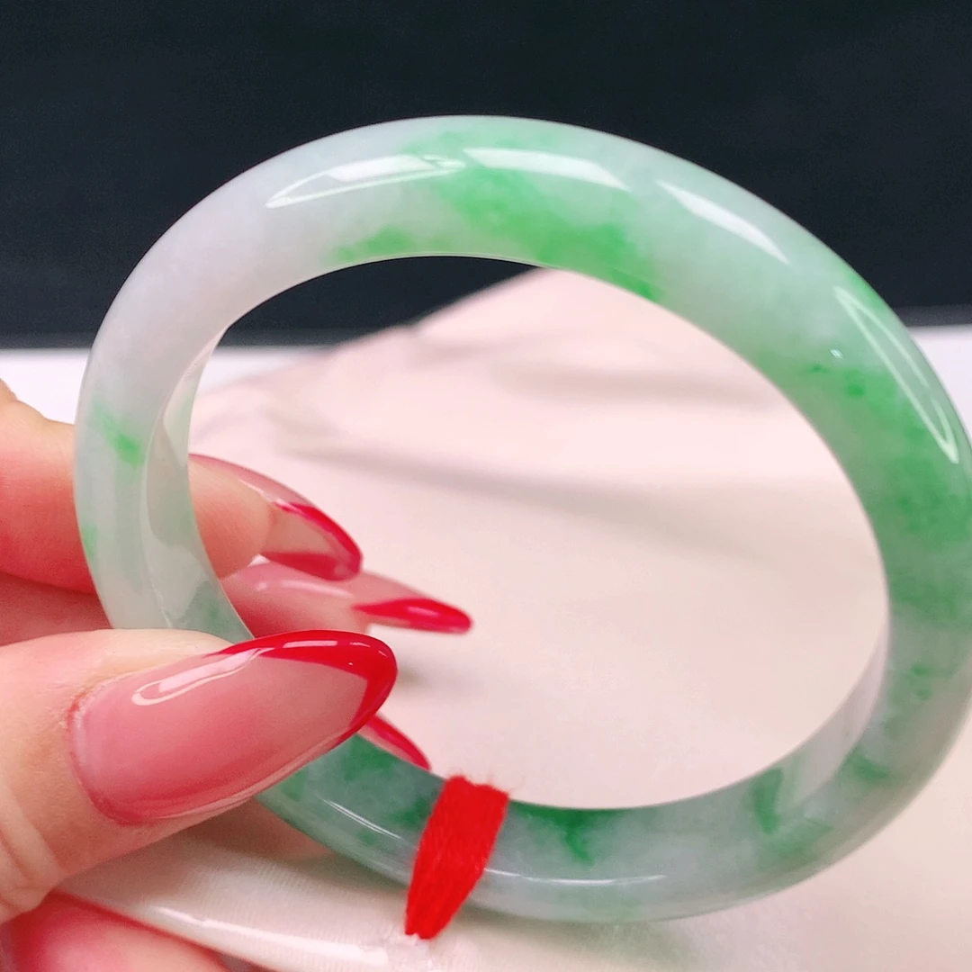 翡翠未镶嵌手镯天然翡翠1316