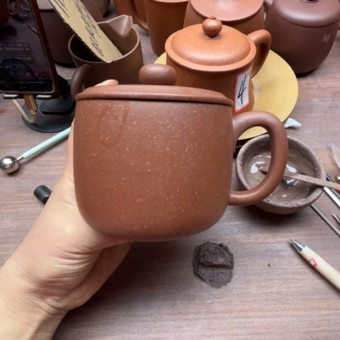 紫砂茶壶喜*办手工盖呗