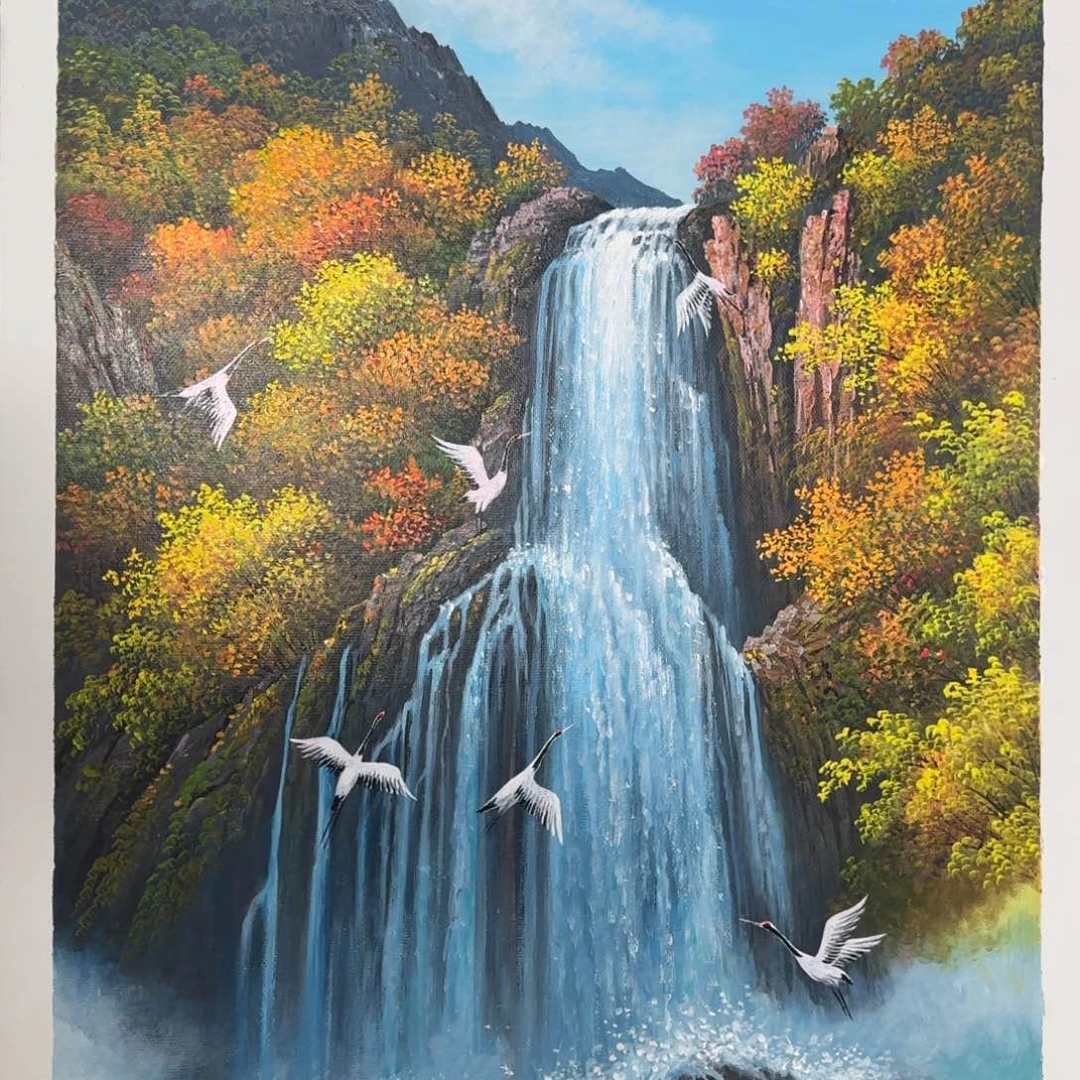 油画加油加油努力加油加油