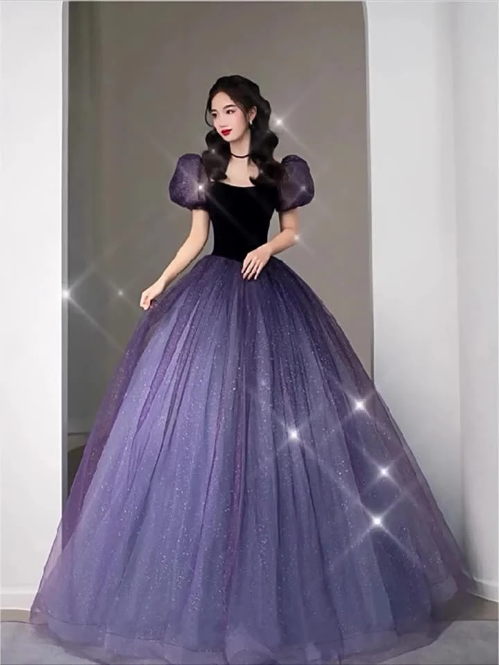 声乐艺考主持人演出服2025新款生日在逃公主敬酒服高端晚礼服裙女