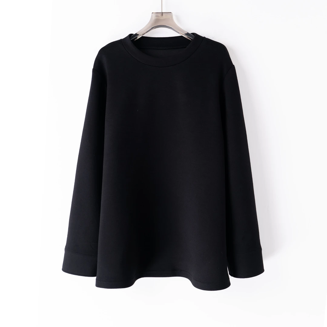 PS241255早春新款胖MM 大码时尚卫衣假两件圆领小众设计遮肉显瘦