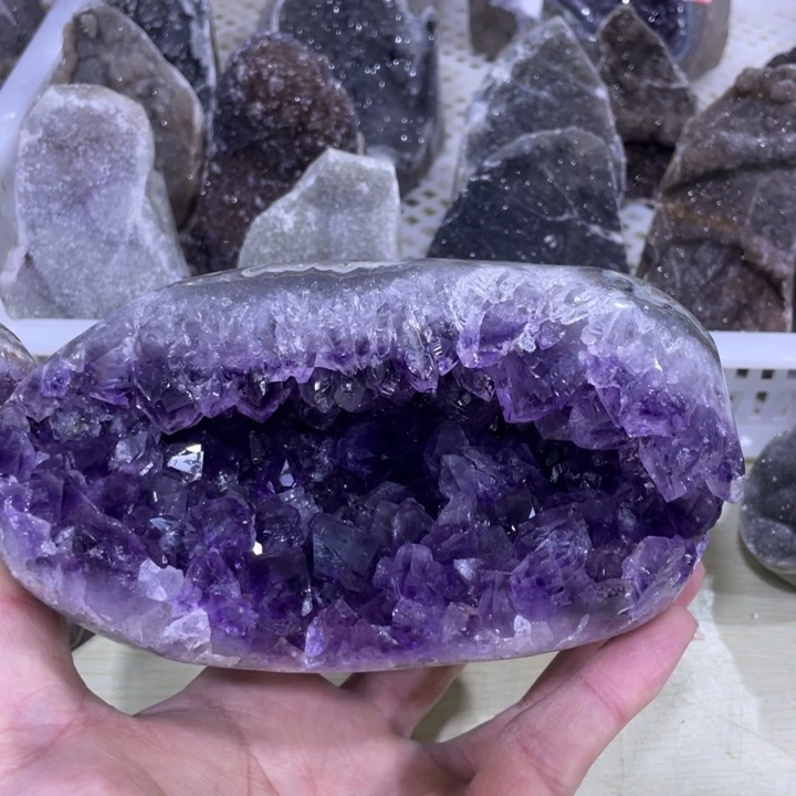 紫晶钱袋子未镶嵌