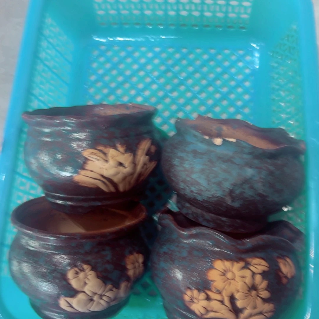 紫砂花盆粗陶粗陶