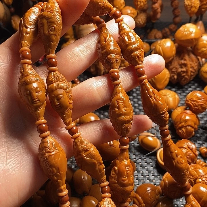 吊坠橄榄核柳叶观音