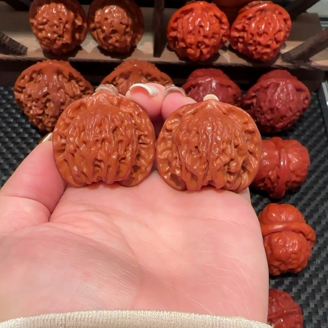 文玩核桃吊坠野生粗筋盘山37精品1817