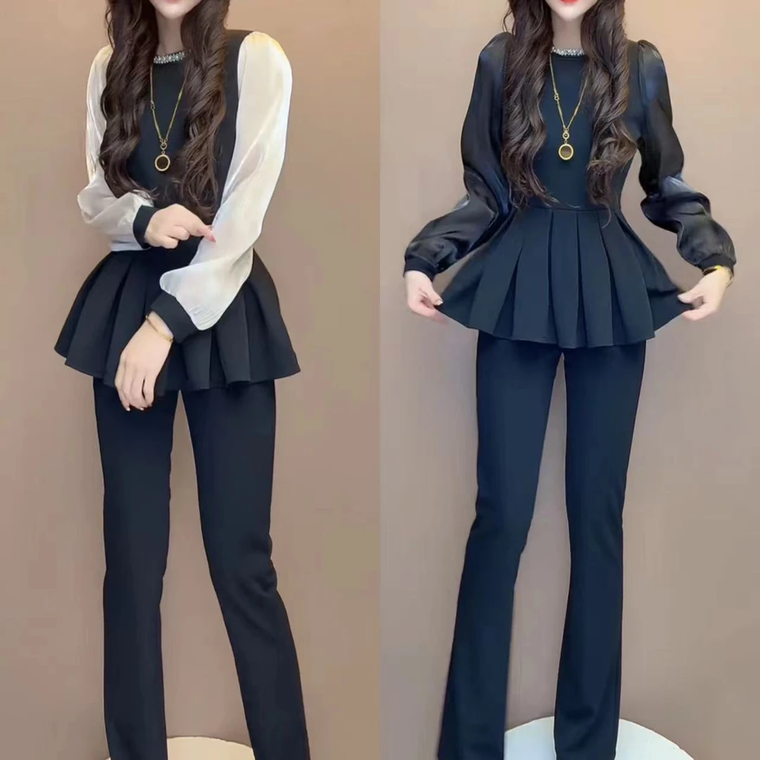 时尚气质春季显瘦减龄套装