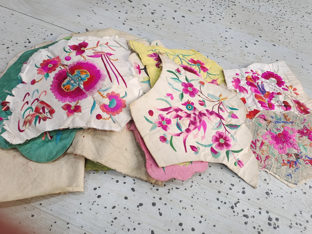 云南手工老绣绣片（以直播间过款为主）