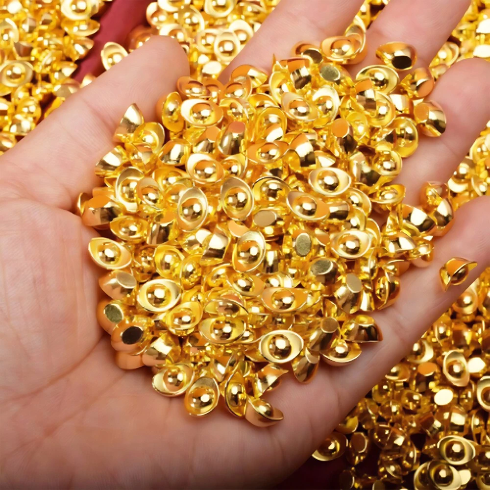 【先生推荐】实心沙合金元宝仿金元宝合金填充物店铺客厅铜制品