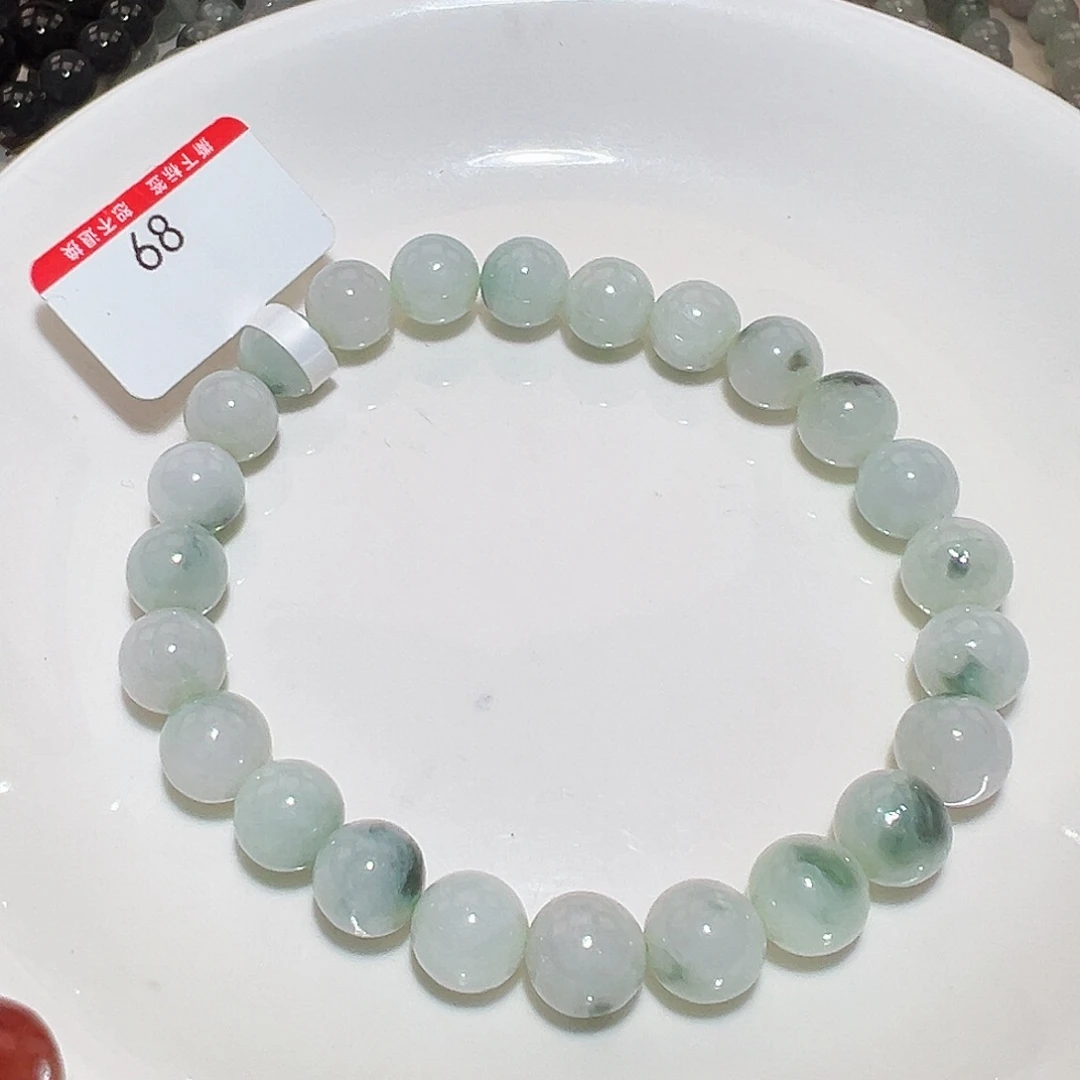 翡翠手链未镶嵌天然翡翠