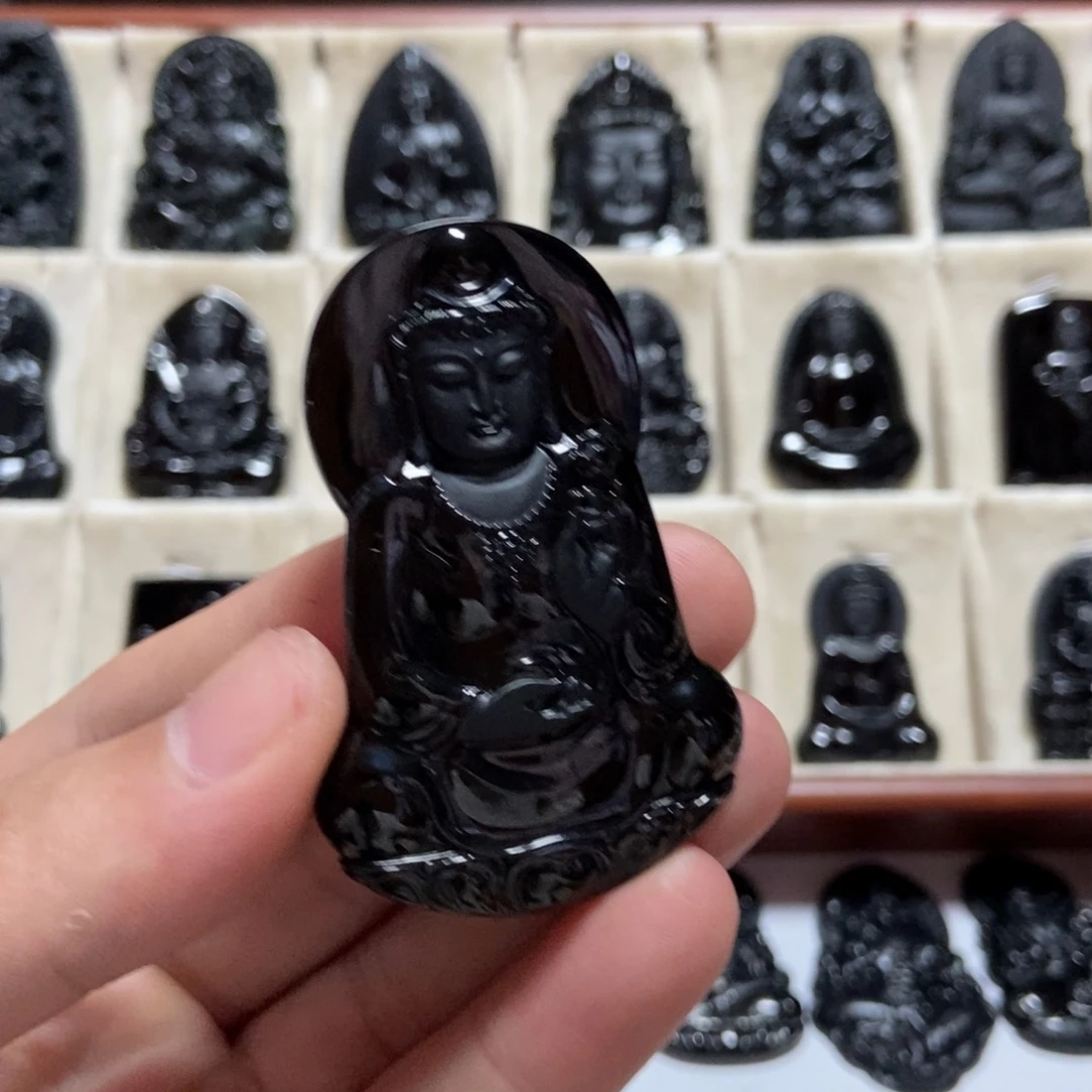 飞***斗翡翠未镶嵌颈饰观音