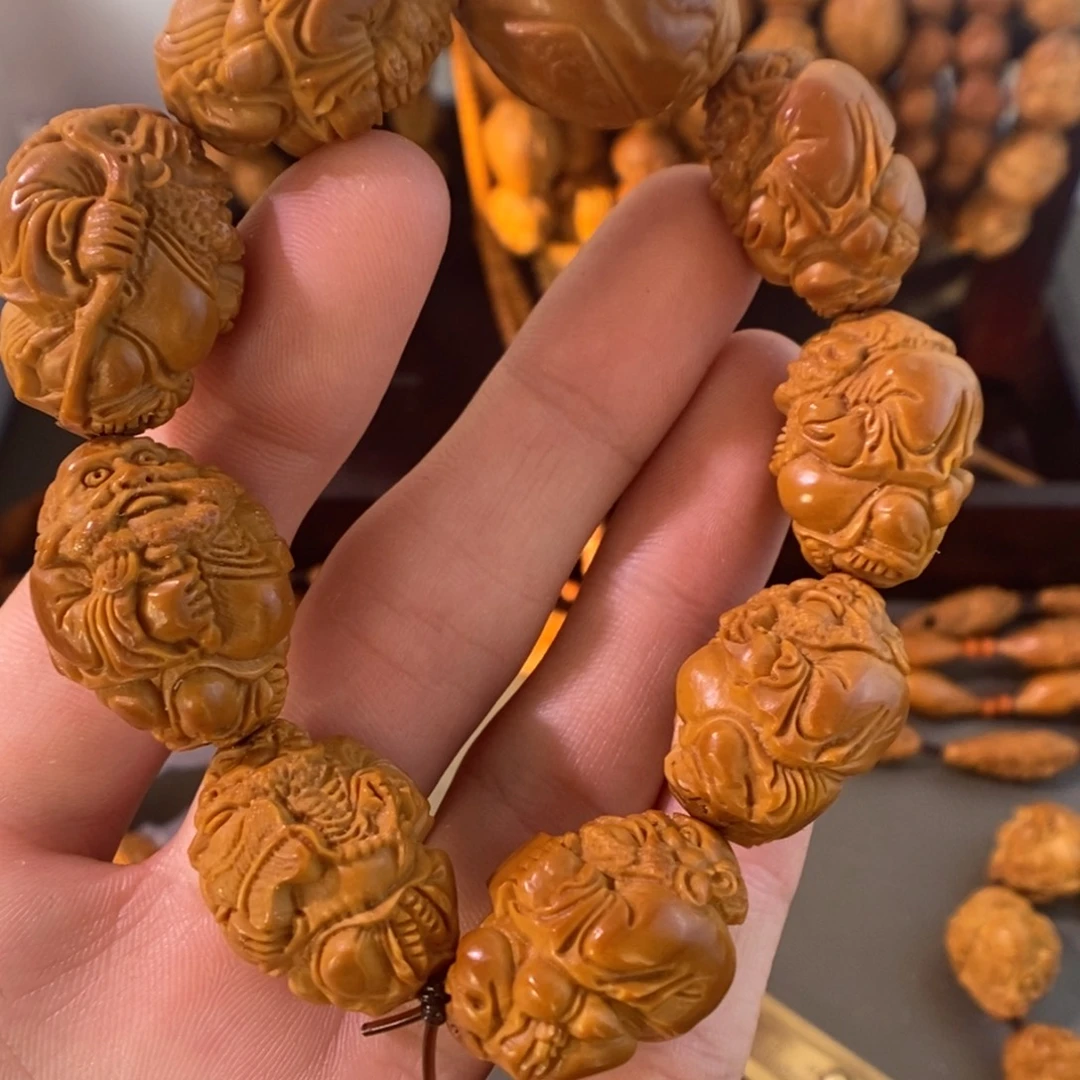 橄榄核手串/手链达摩钟馗