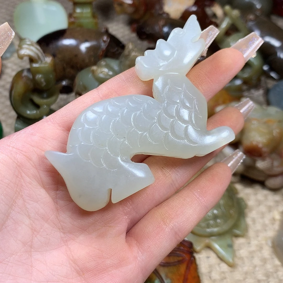 白玉菩提吊坠挂件