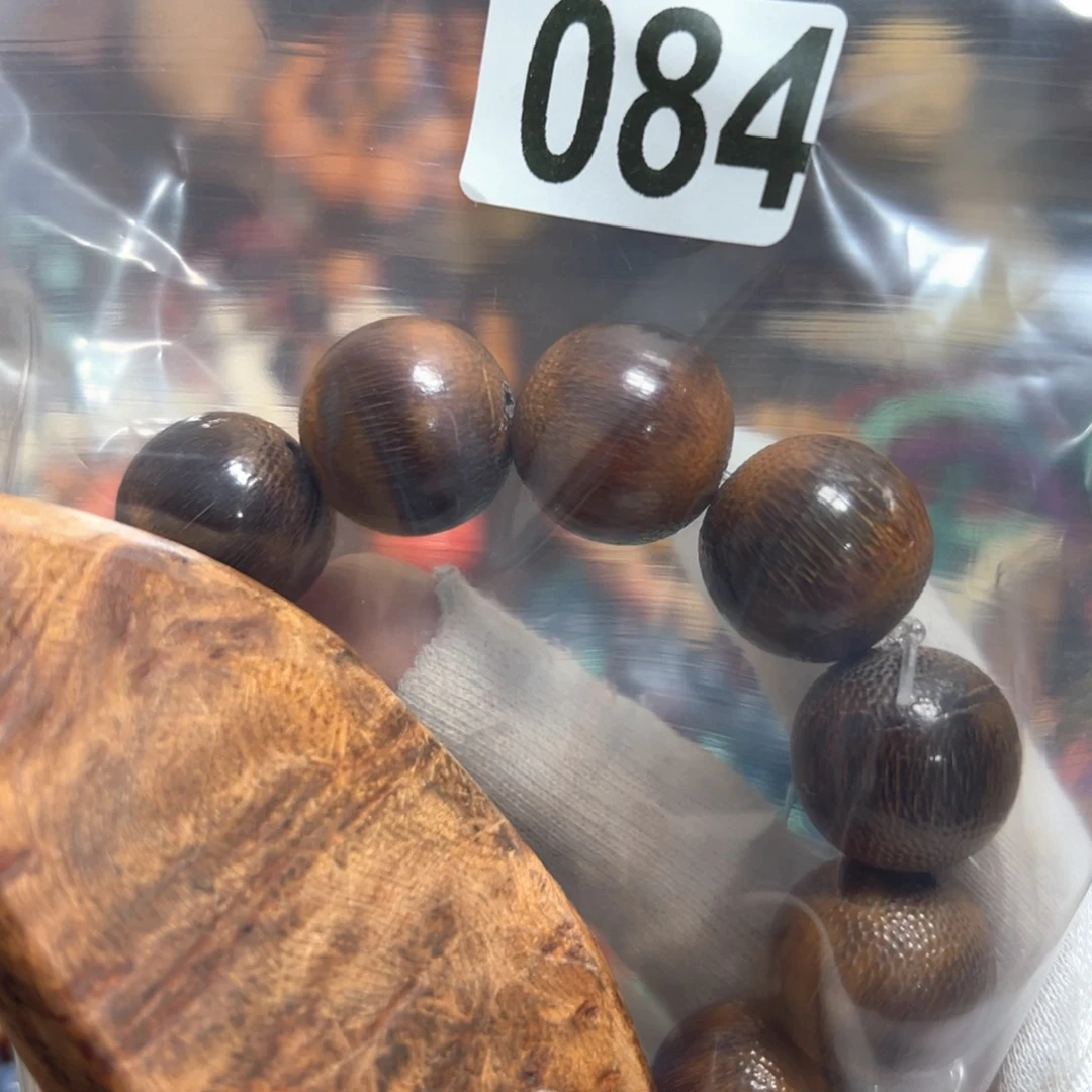 非洲檀香无事牌20单圈手串