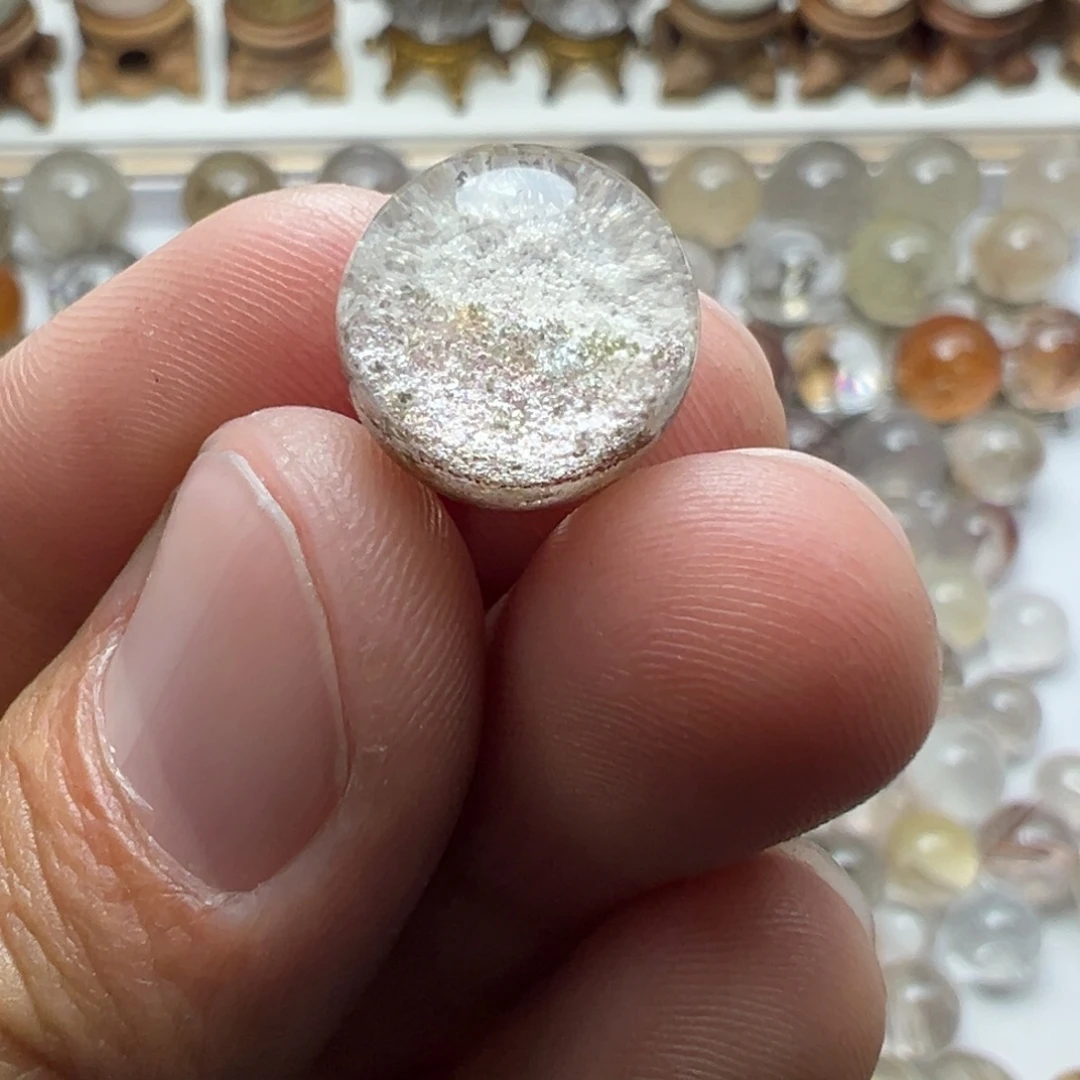 水晶珠宝半成品未镶嵌幽灵球