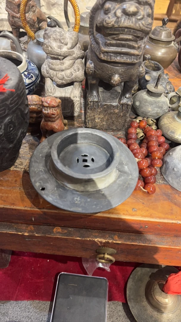 辉和居出品，锡茶盘