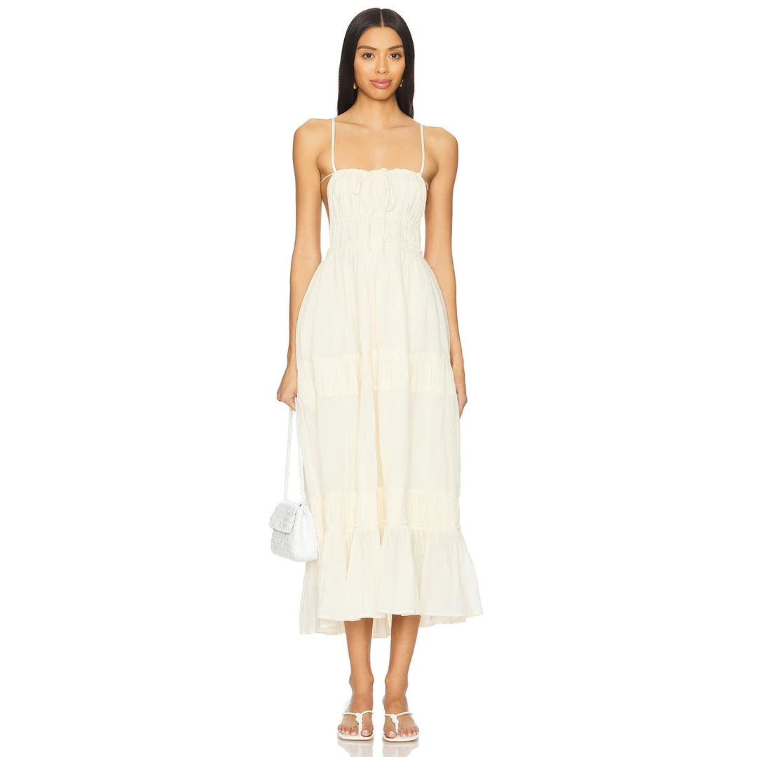 FREE PEOPLE FREE-EST TAKING SIDES 象牙白 连衣裙