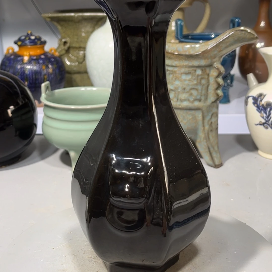 瓶汝窑瓶子品相完美