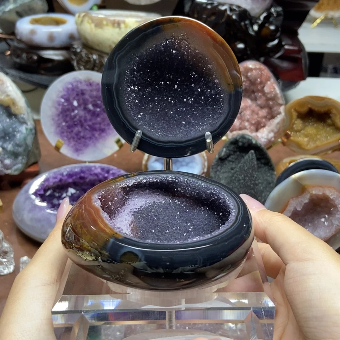 紫晶摆件未镶嵌水晶