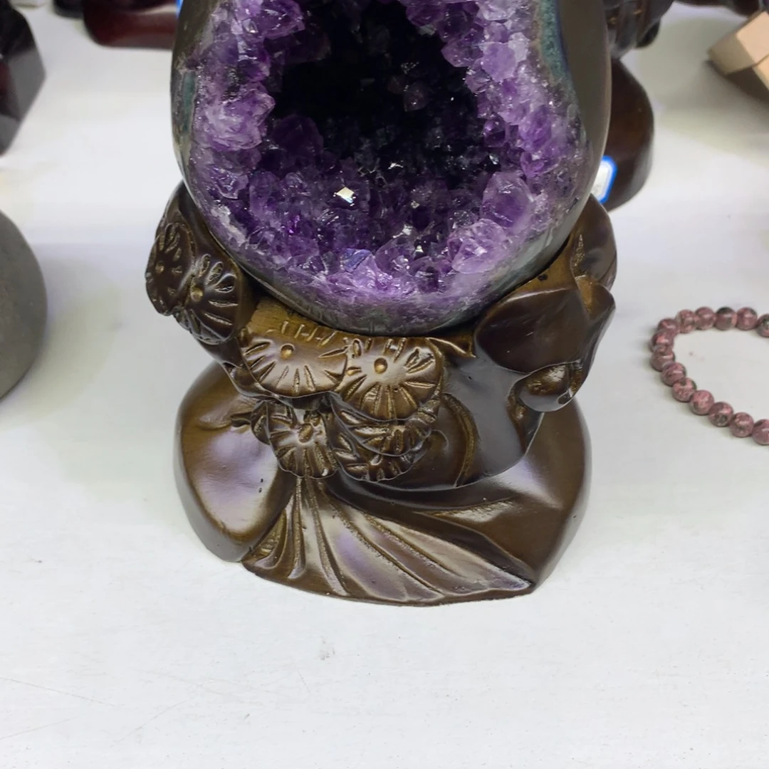 水晶恐龙蛋未镶嵌洛****工恐龙蛋