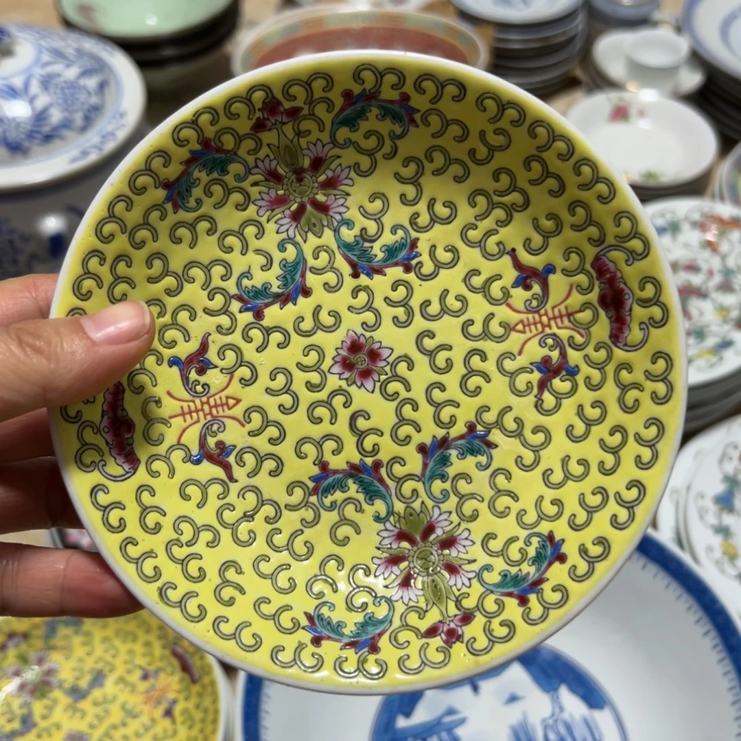 盘子景德镇陶瓷粉彩盘14