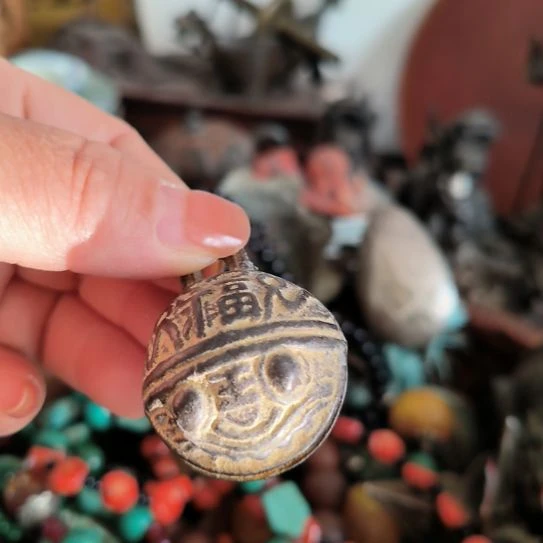 z***玉黄铜手把件手把件手把件手把件