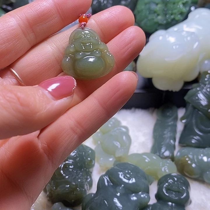 铂Pt950镶嵌手链和田玉（糖玉）