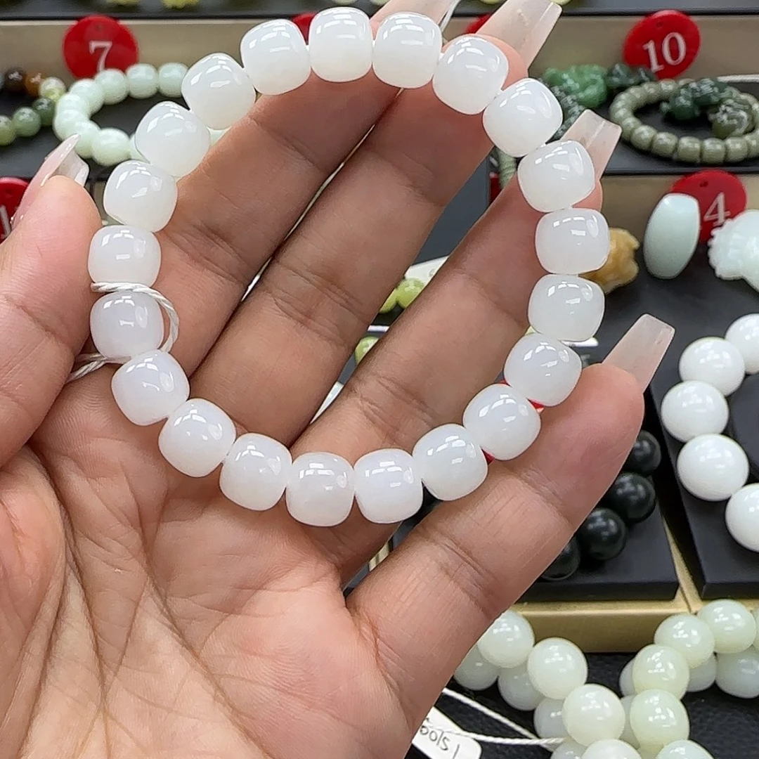 时***来未镶嵌手链和田玉