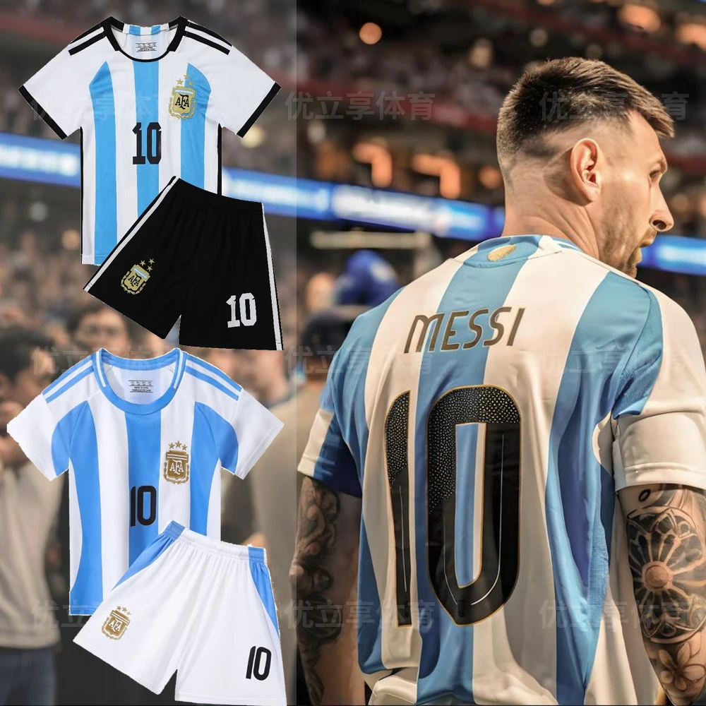 速干短袖三星阿根廷球王梅西球衣10号足球服套装定制训练比赛服