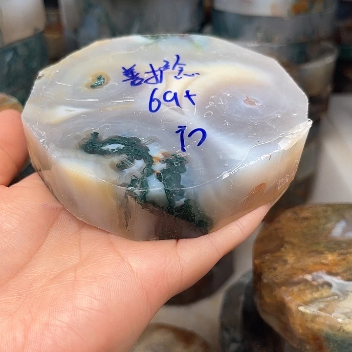 善***念定制玛瑙定制水草玛瑙手镯