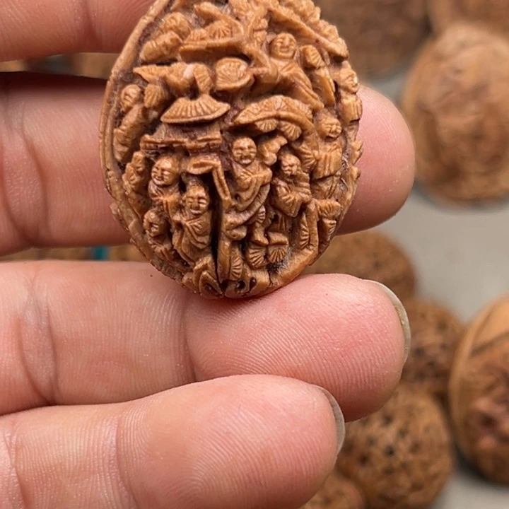 桃核手串桃核雕刻十八籽