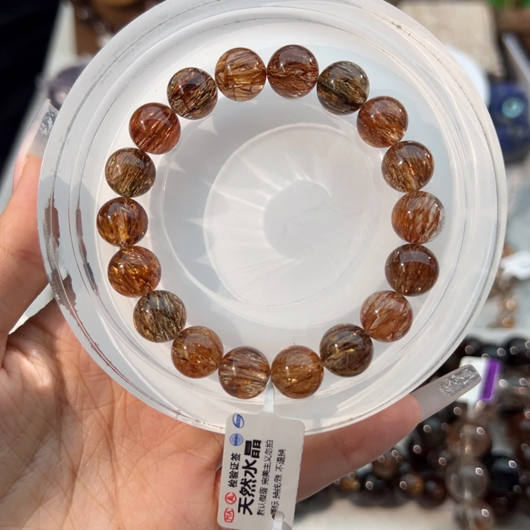 且***༽未镶嵌手链水晶11m
