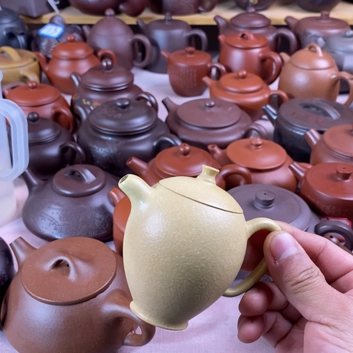 紫砂茶壶金*座宜兴紫砂壶