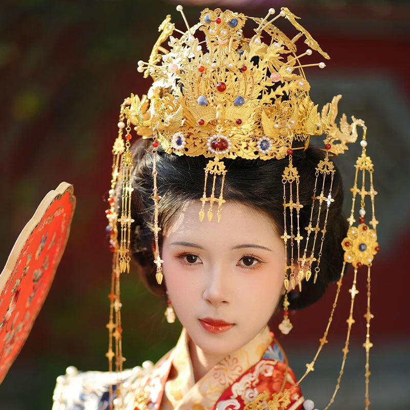 耀如春华 韶华引 发冠组合链接配饰