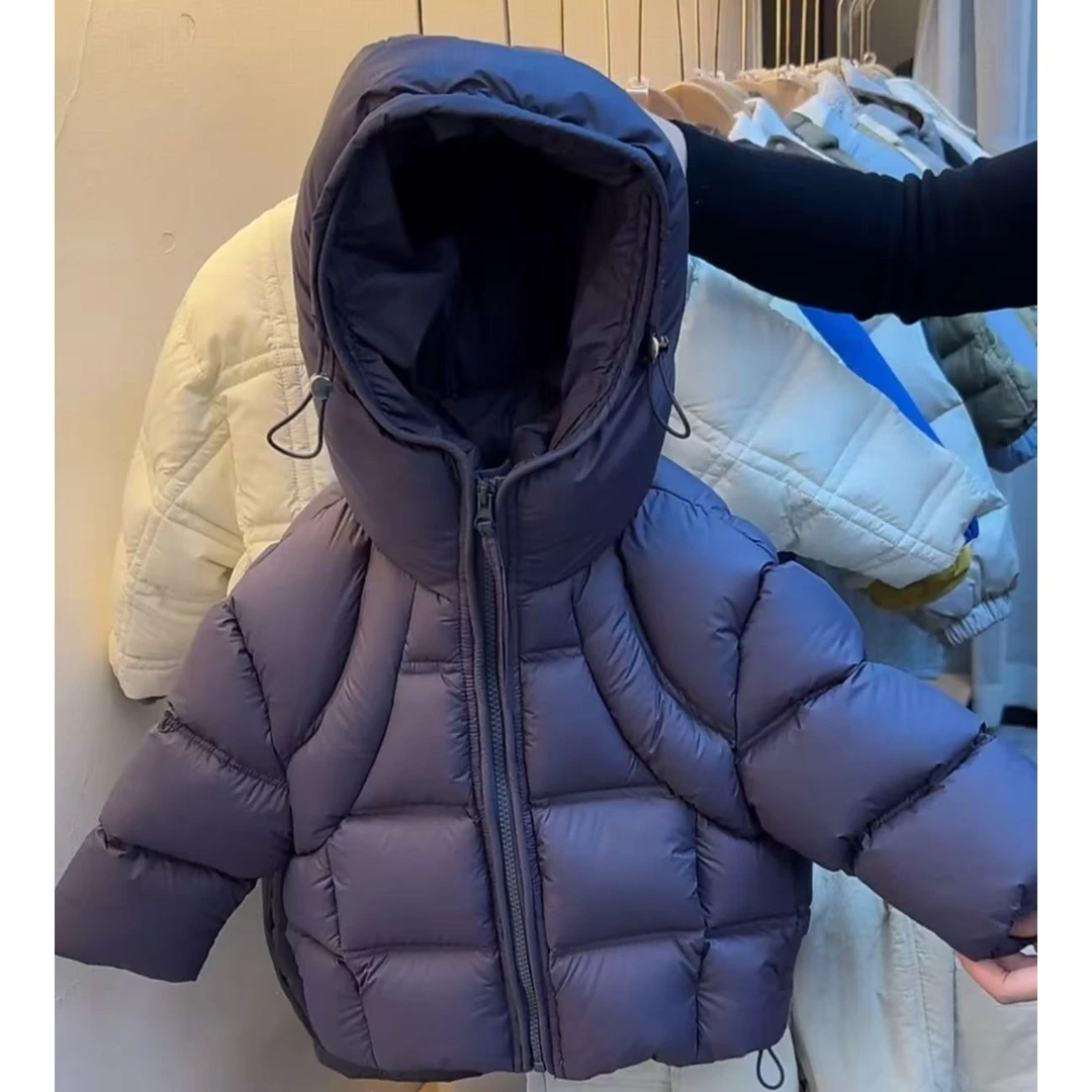 【糖糖妈】～巨厚 白鸭绒 冬季新品儿童帅气羽绒服连帽外套加厚保暖