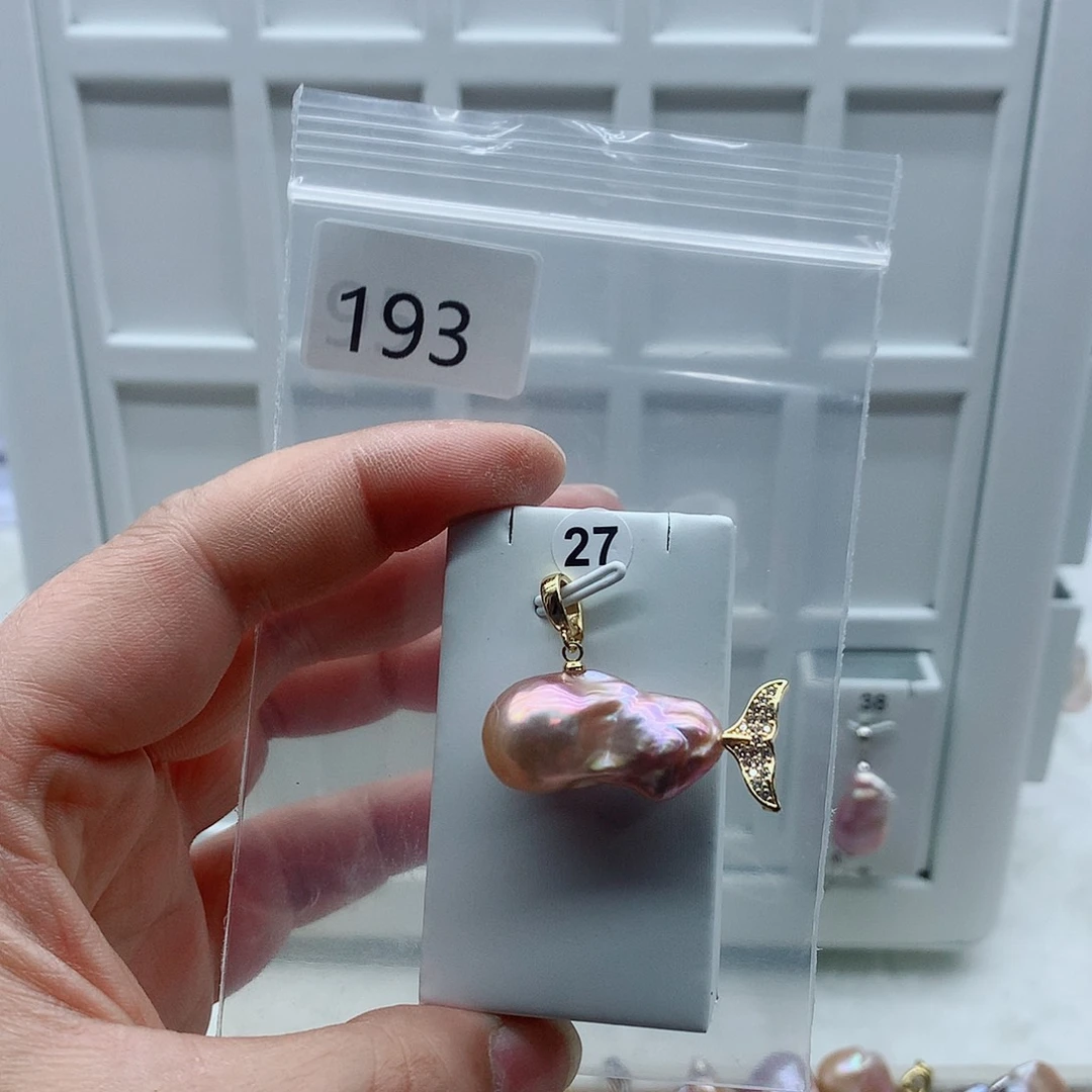 吊坠(不含链)合金淡水珍珠