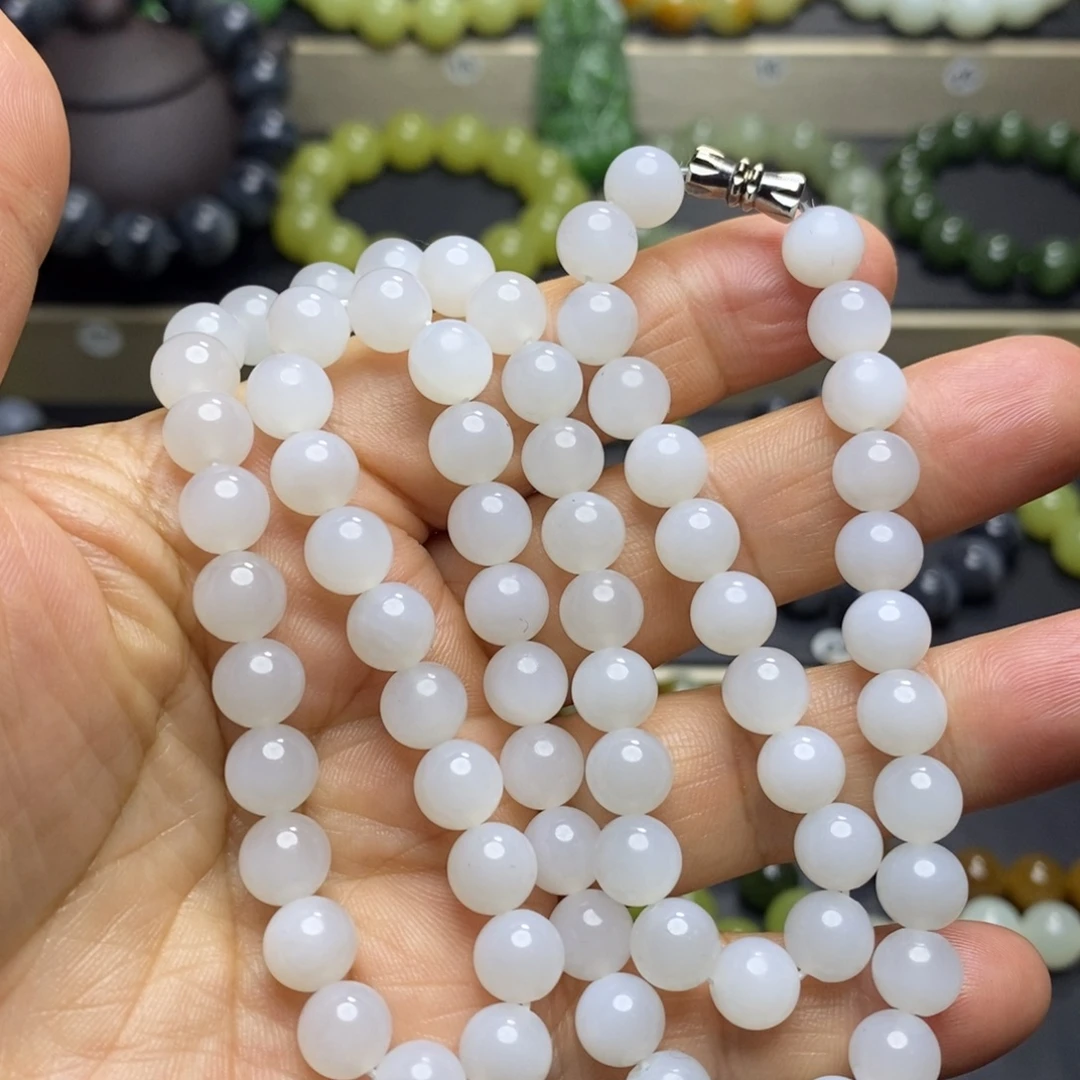 和田玉未镶嵌手串