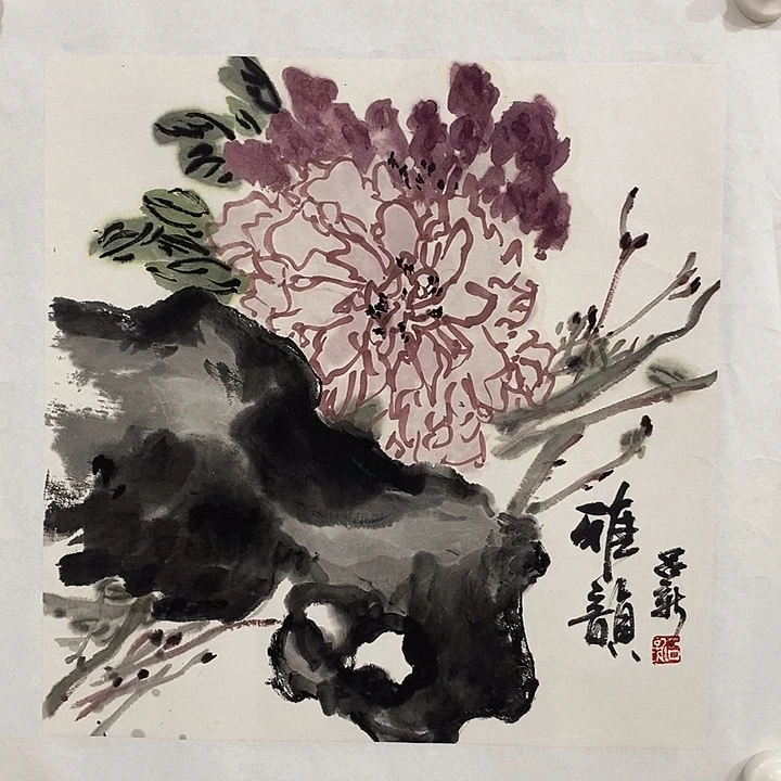 国画书画作品多次参加全国书画大展