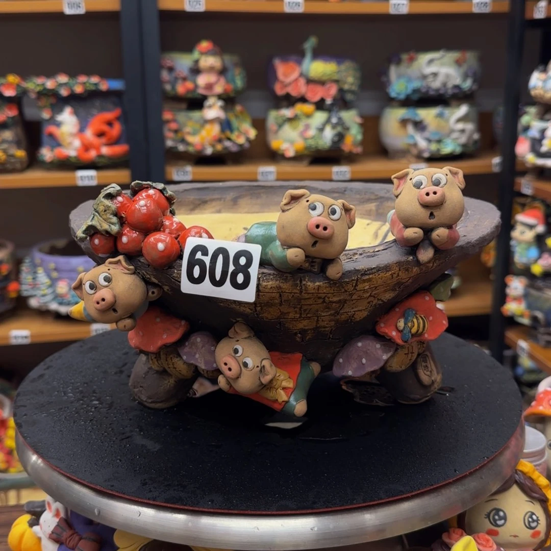 【闪购商品】粗陶手捏