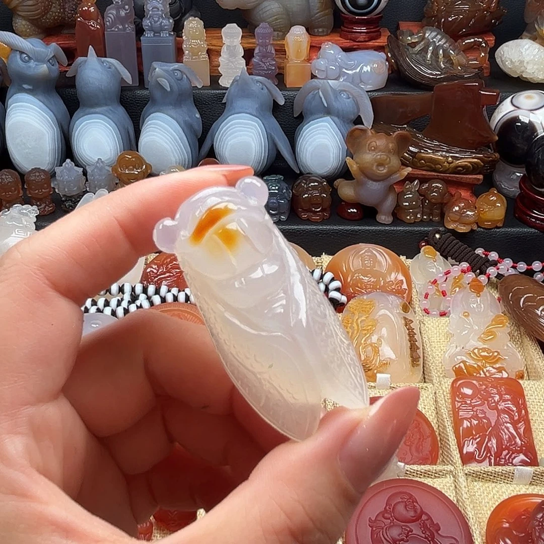 玛瑙/玉髓未镶嵌颈饰