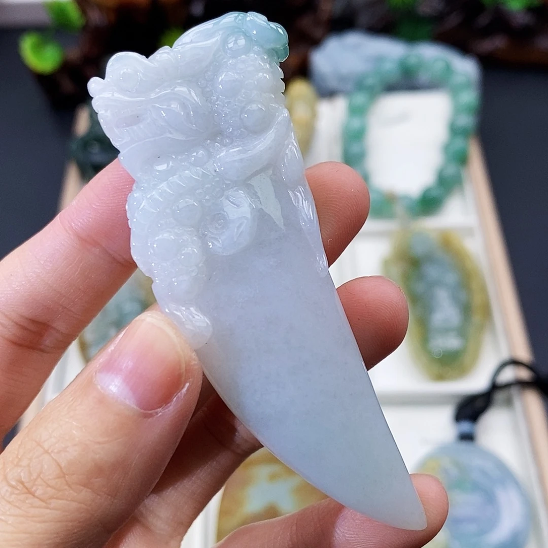 颈饰未镶嵌翡翠缅甸翡翠a货