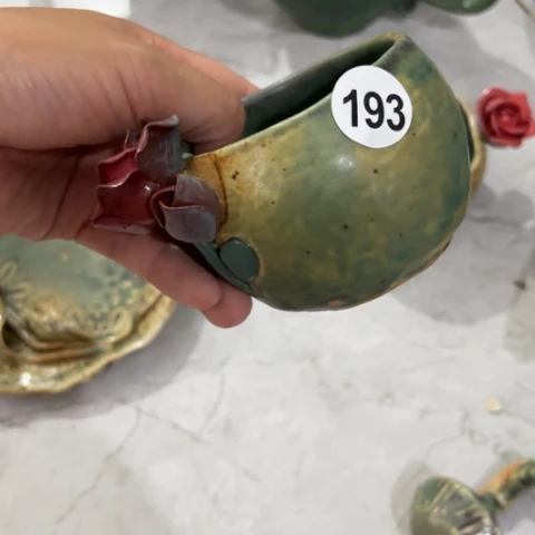 碗手工手捏咖啡杯壶承碗盘