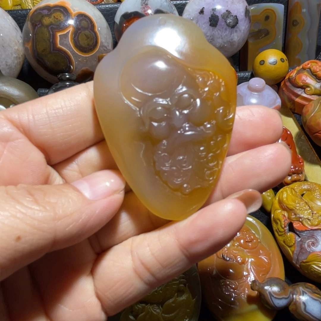 ～***~玛瑙/玉髓合金颈饰