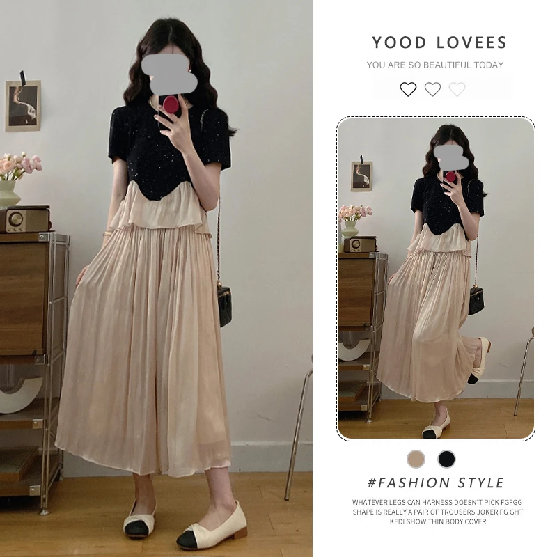 2025不规则设计感上衣半身裙两件套大元mm炸街裙子上衣大码套装