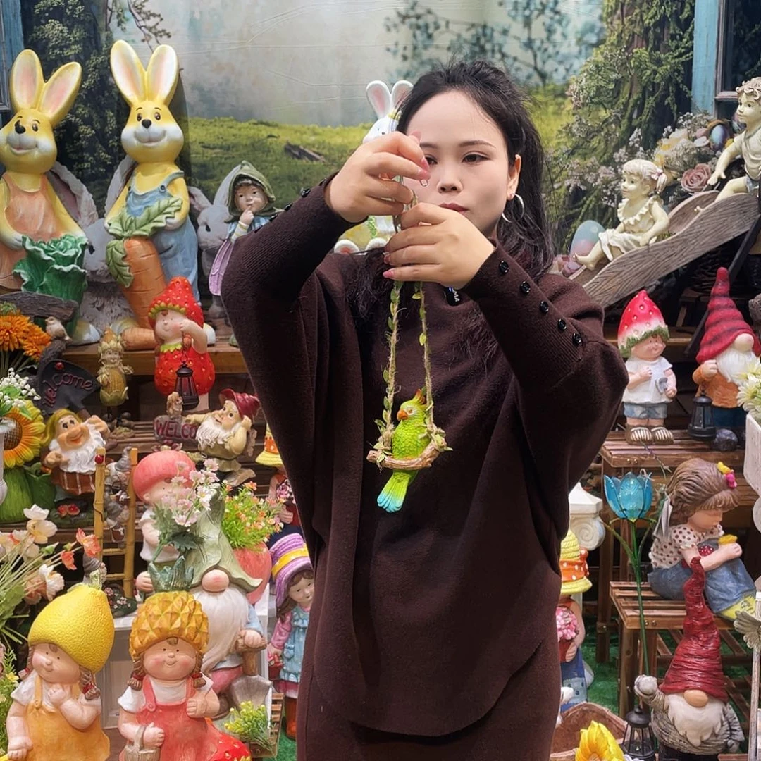 摆件花园摆件红红火火