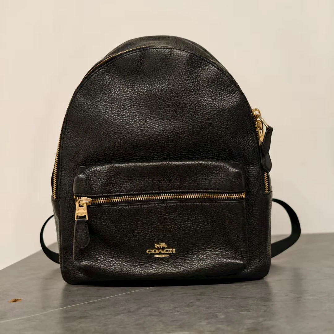 95新 COACH/蔻驰 a743双肩包25*32*10