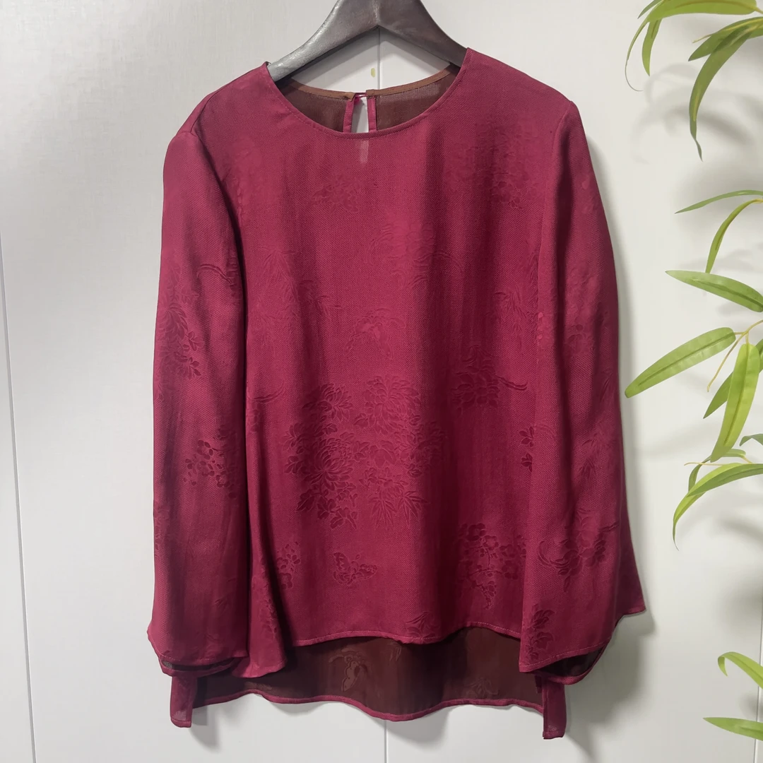 青娘子时尚中国风百搭复古新中式上衣242206