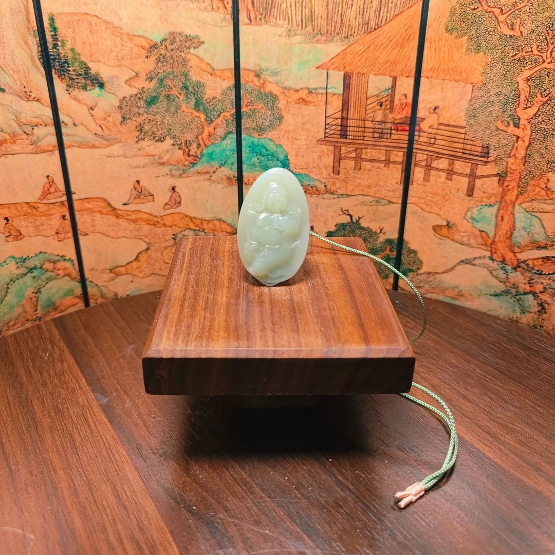 N和田玉佛公吊坠1262