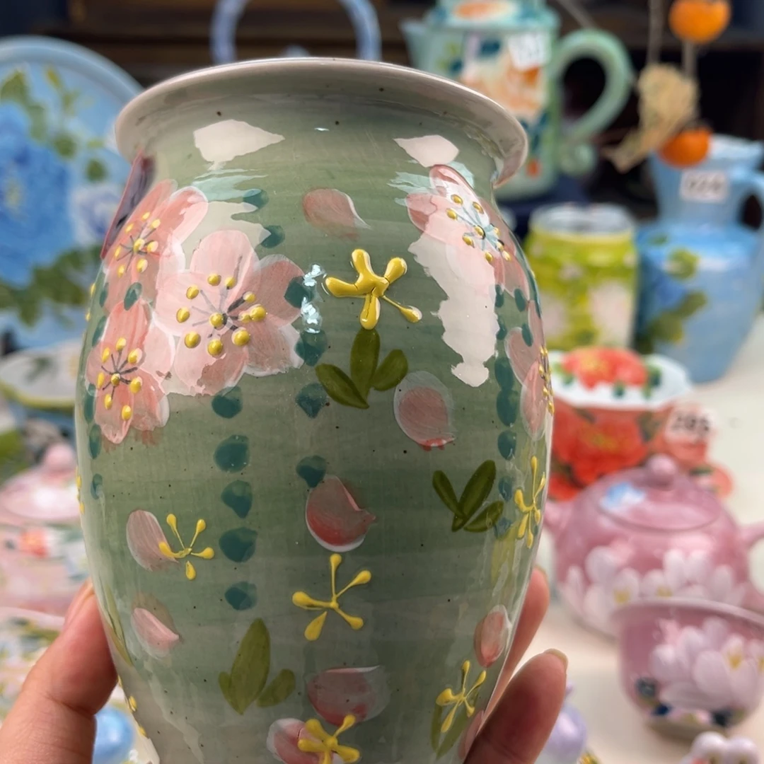 锦***风景德镇手工手绘陶瓷茶具