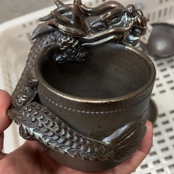 柴烧杯子宝瓶大放漏